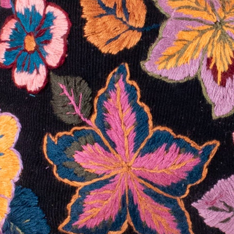 SMALL PENELOPE BAG - H&S EMBROIDERED FLORAL - JAZZY - NO. 19861