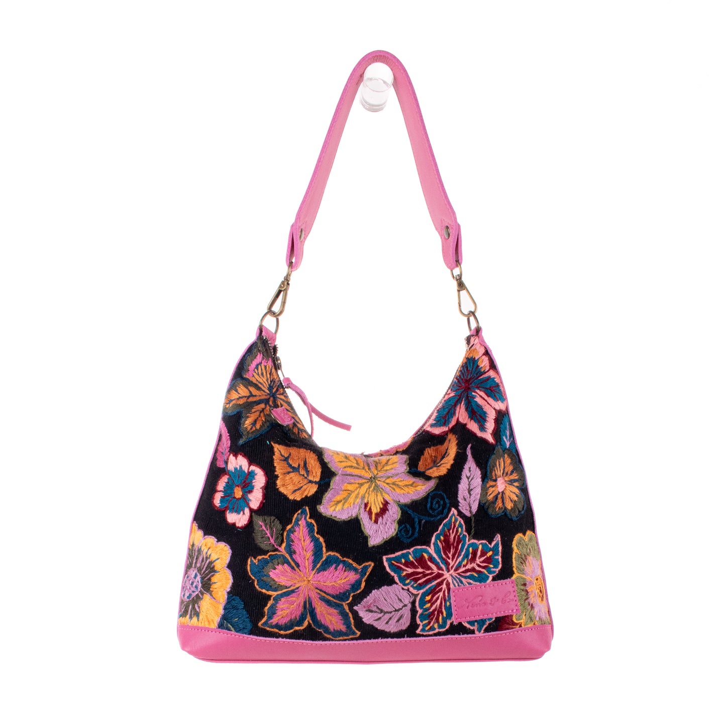 SMALL PENELOPE BAG - H&S EMBROIDERED FLORAL - JAZZY - NO. 19861