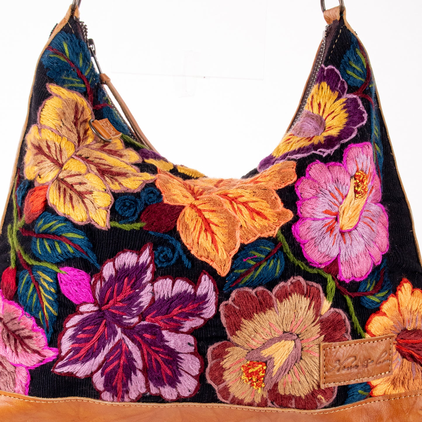 SMALL PENELOPE BAG - H&S EMBROIDERED FLORAL - DUNA AMARILLA - NO. 19863