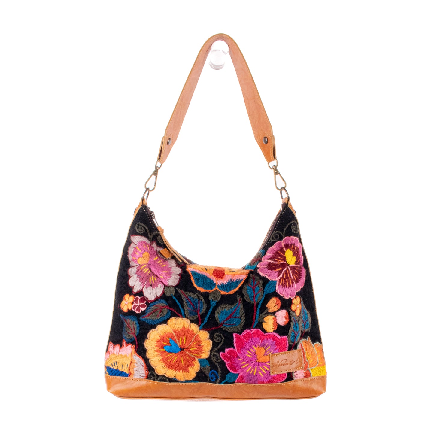 SMALL PENELOPE BAG - H&S EMBROIDERED FLORAL - DUNA AMARILLA - NO. 19864