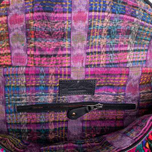 ETHAN BAG - OOAK HUIPIL - BLACK - NO. 19921