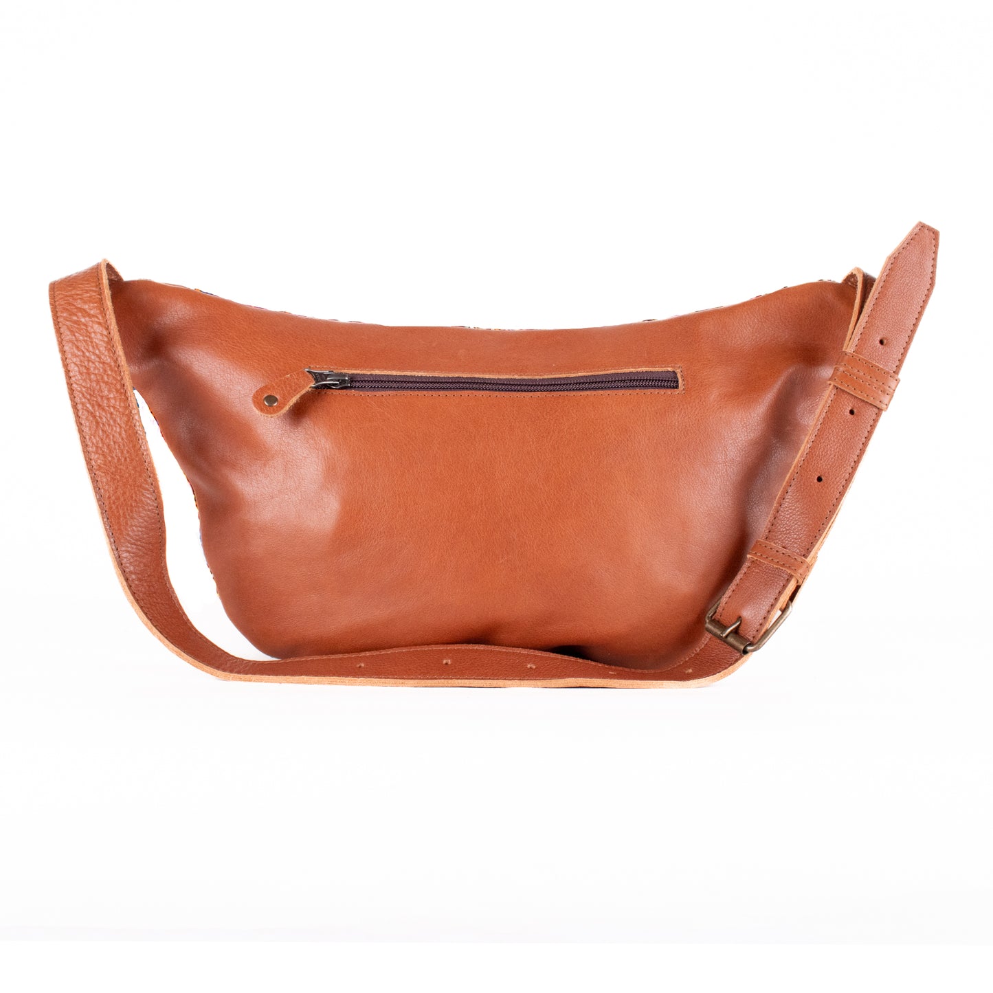 ETHAN BAG - OOAK HUIPIL - WHISKEY - NO. 19925