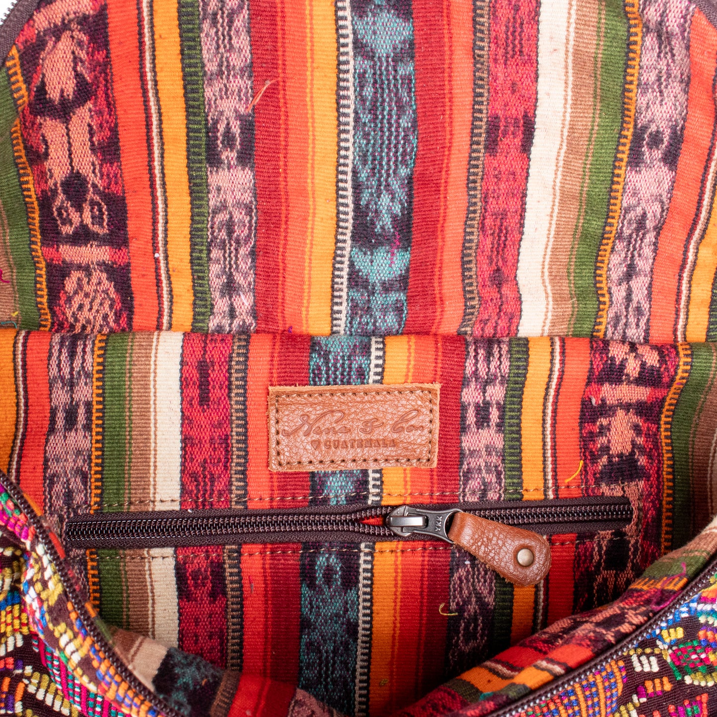 ETHAN BAG - OOAK HUIPIL - WHISKEY - NO. 19925