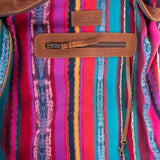 BEATRIZ CDB + DIAMANTE STRAP - OOAK HUIPIL - CORTE LINING - CAFE - NO. 19989