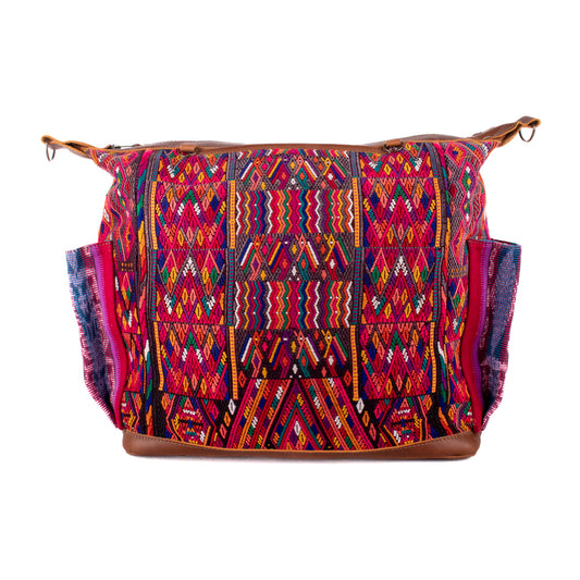 BEATRIZ CDB + DIAMANTE STRAP - OOAK HUIPIL - CORTE LINING - CAFE - NO. 19989