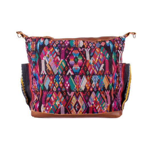 BEATRIZ CDB + DIAMANTE STRAP - OOAK HUIPIL - CORTE LINING - CAFE - NO. 19990