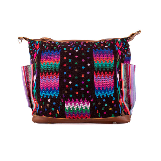 BEATRIZ CDB + DIAMANTE STRAP - OOAK HUIPIL - CORTE LINING - CAFE - NO. 19991