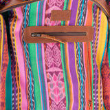 BEATRIZ CDB + DIAMANTE STRAP - OOAK HUIPIL - CORTE LINING - CAFE - NO. 19992