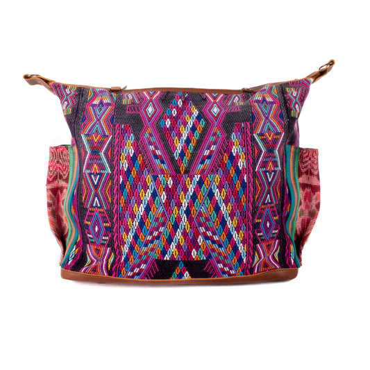 BEATRIZ CDB + DIAMANTE STRAP - OOAK HUIPIL - CORTE LINING - CAFE - NO. 19992