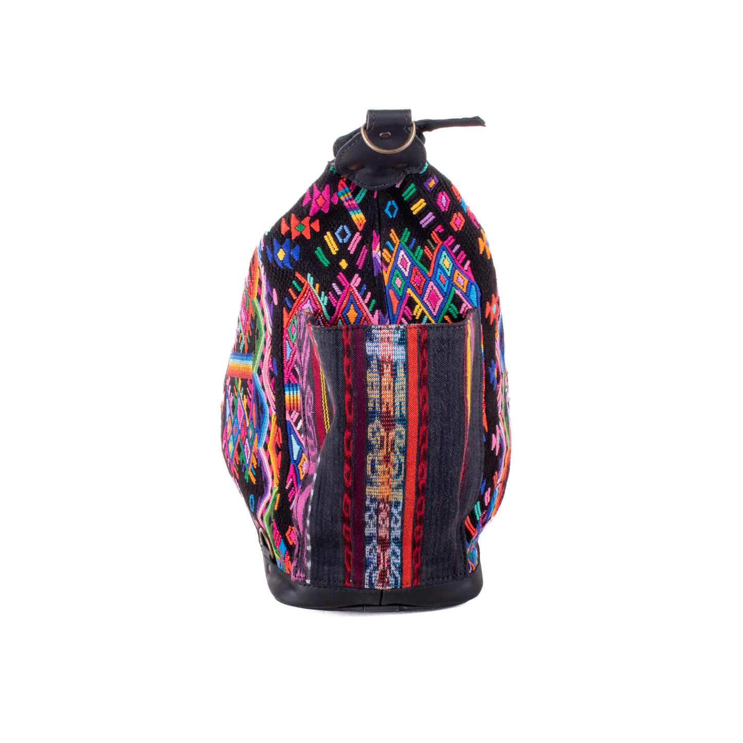 BEATRIZ CDB + DIAMANTE STRAP - OOAK HUIPIL - CORTE LINING - BLACK - NO. 20000