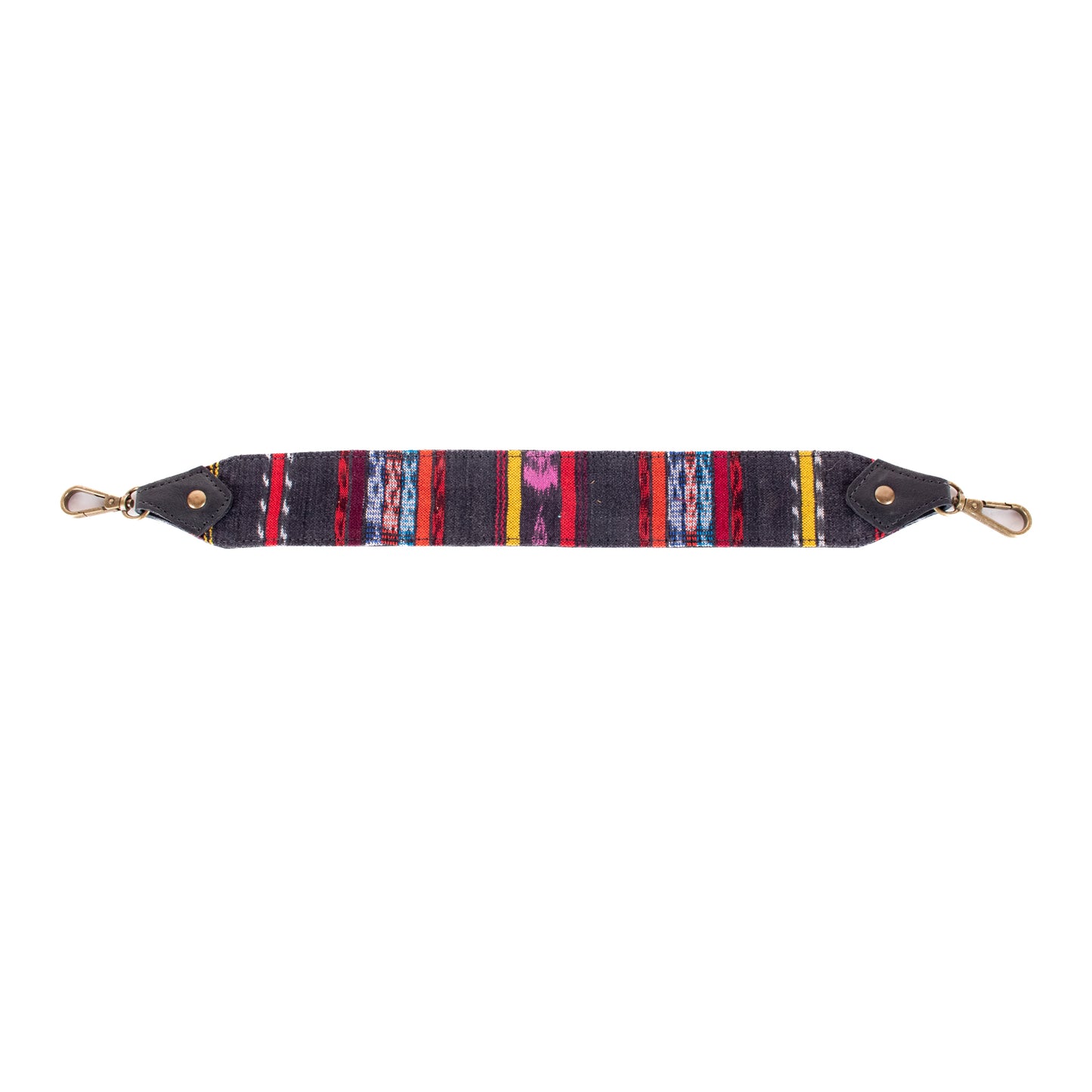 BEATRIZ CDB + DIAMANTE STRAP - OOAK HUIPIL - CORTE LINING - BLACK - NO. 20000