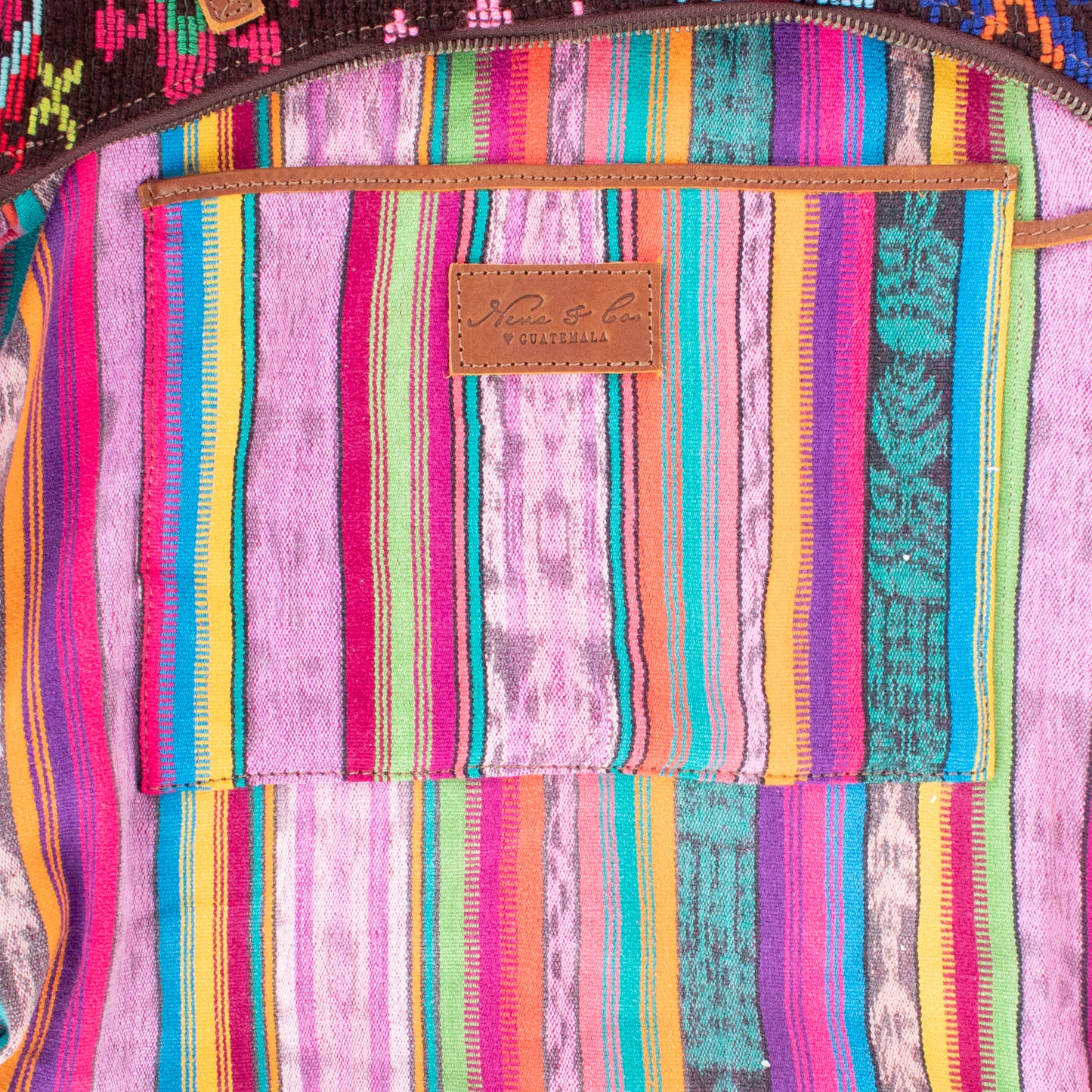PENELOPE BAG - OOAK HUIPIL - CAFE - NO. 200004
