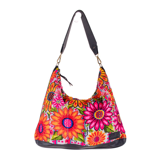 PENELOPE BAG - OOAK HUIPIL - BLACK - NO. 200011