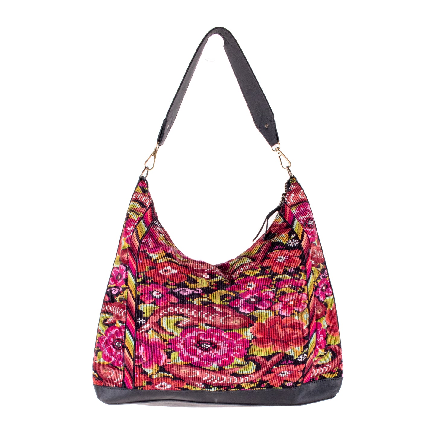 PENELOPE BAG - OOAK HUIPIL - BLACK - NO. 200012