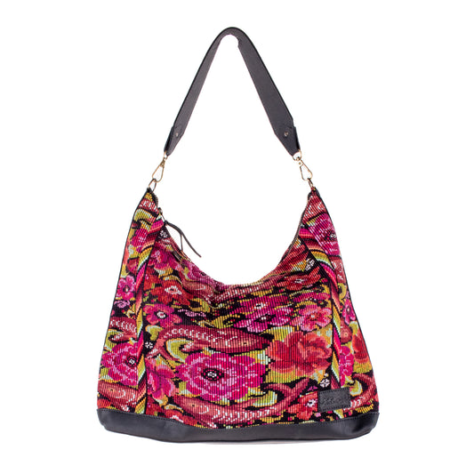 PENELOPE BAG - OOAK HUIPIL - BLACK - NO. 200012