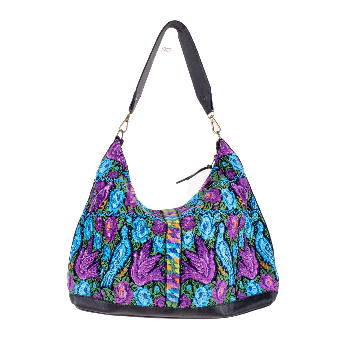 PENELOPE BAG - OOAK HUIPIL - BLACK - NO. 200013