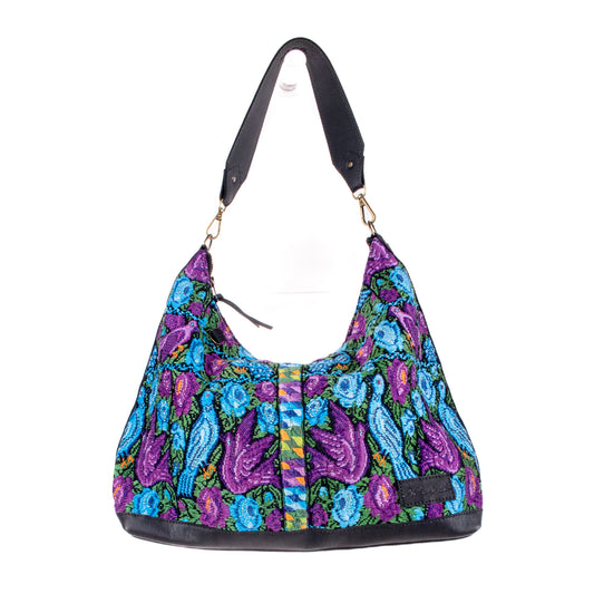PENELOPE BAG - OOAK HUIPIL - BLACK - NO. 200013