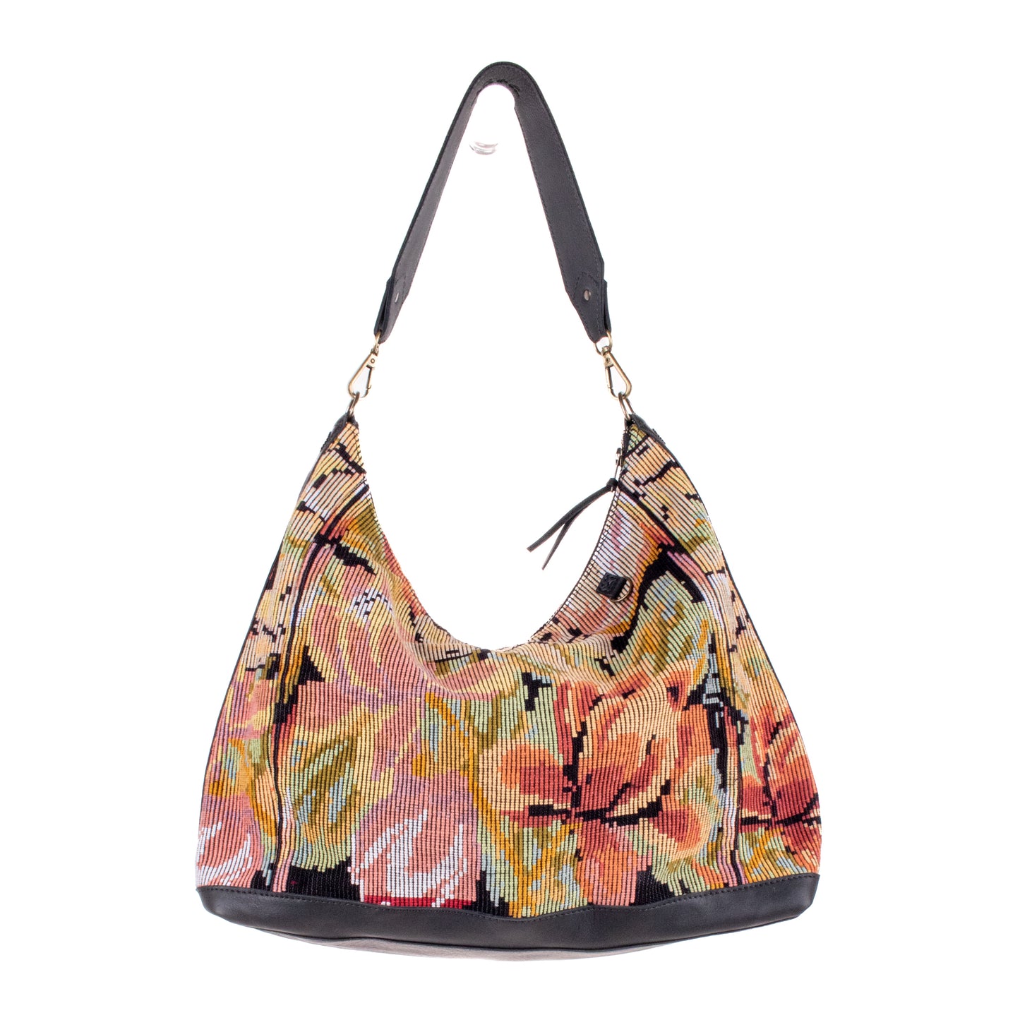 PENELOPE BAG - OOAK HUIPIL - BLACK - NO. 200014