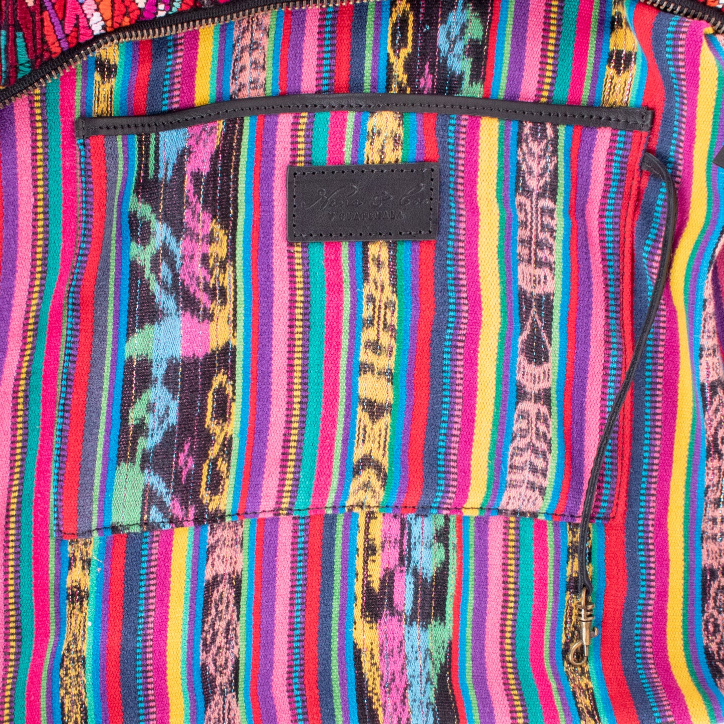 PENELOPE BAG - OOAK HUIPIL - BLACK - NO. 200015