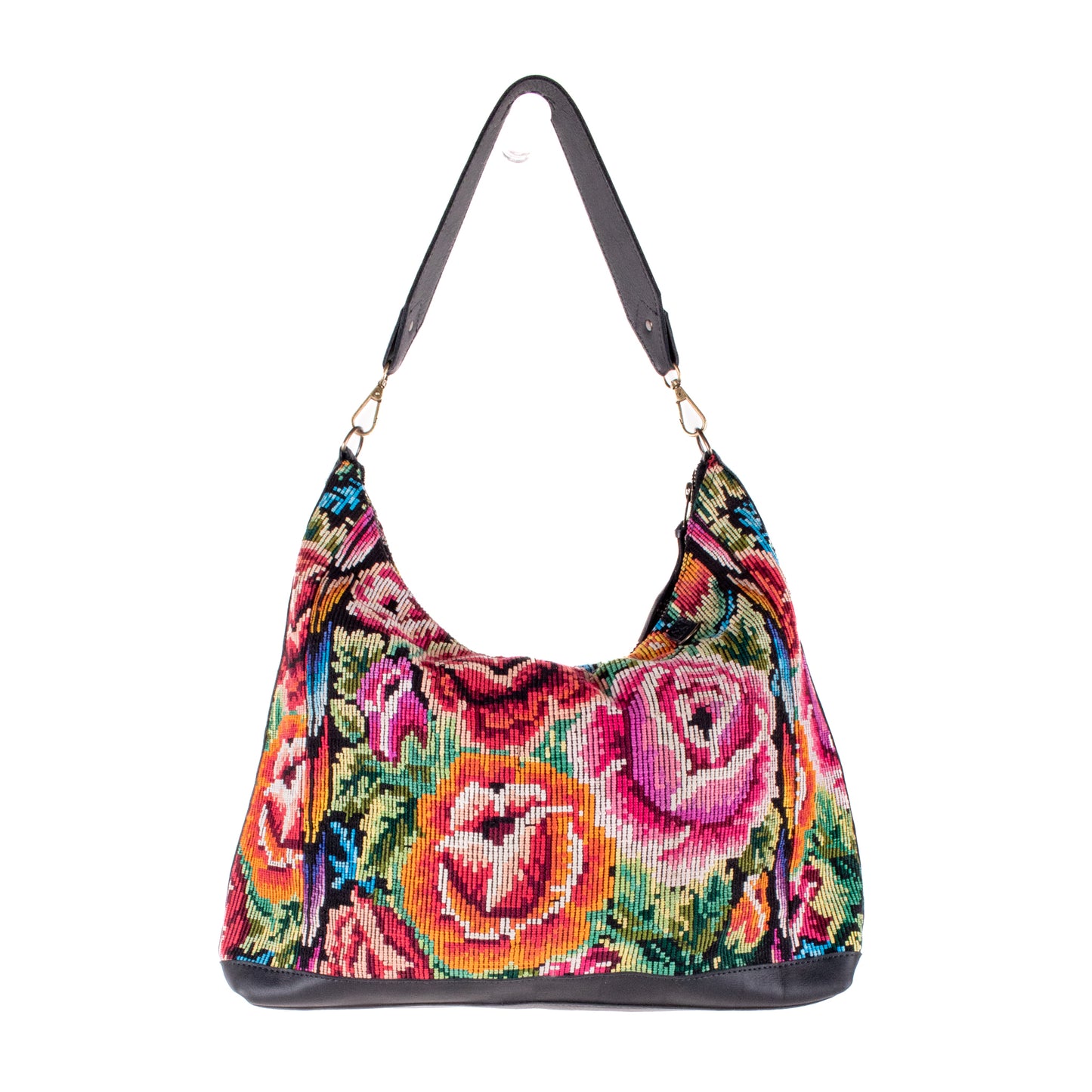 PENELOPE BAG - OOAK HUIPIL - BLACK - NO. 200016