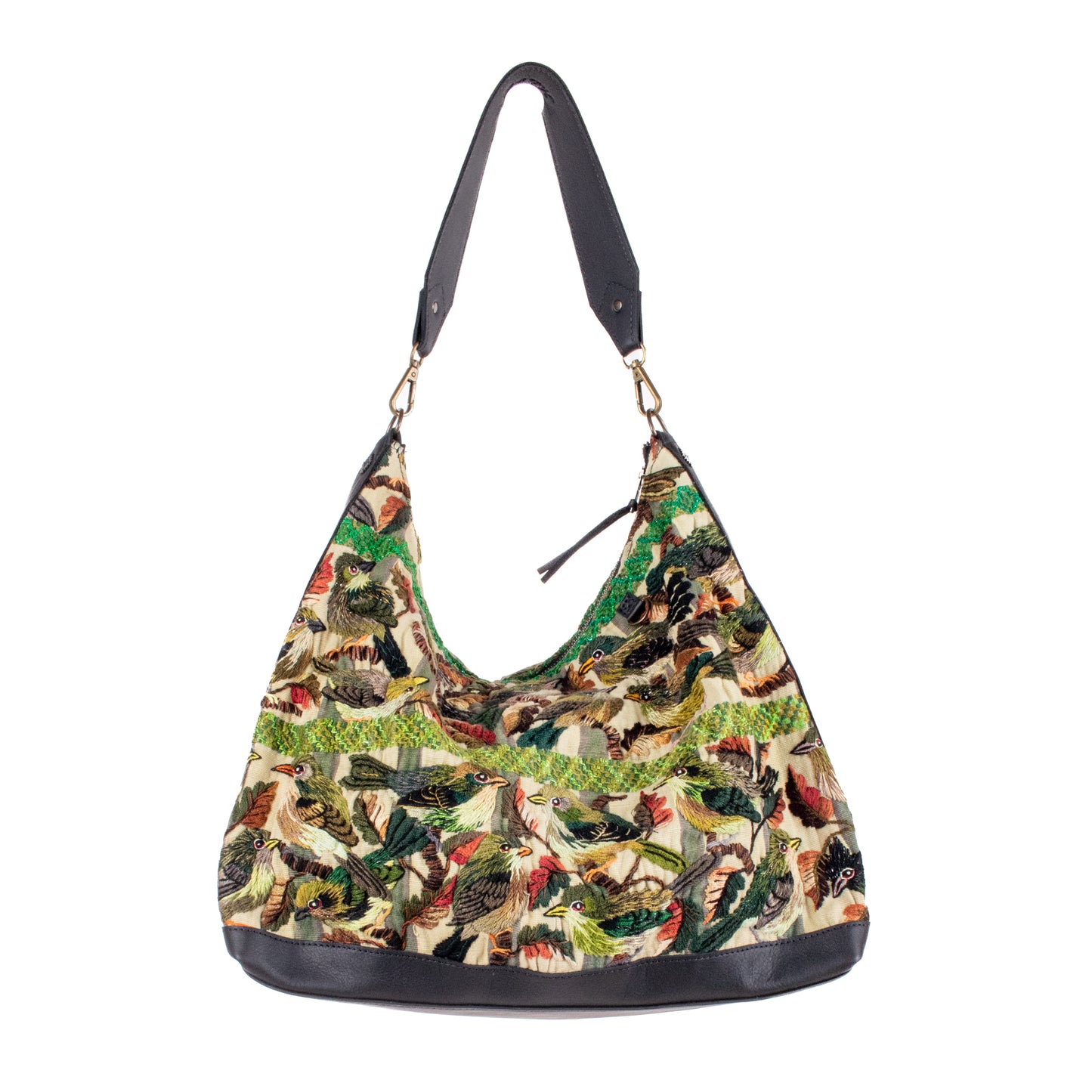 PENELOPE BAG - OOAK HUIPIL - BLACK - NO. 200018