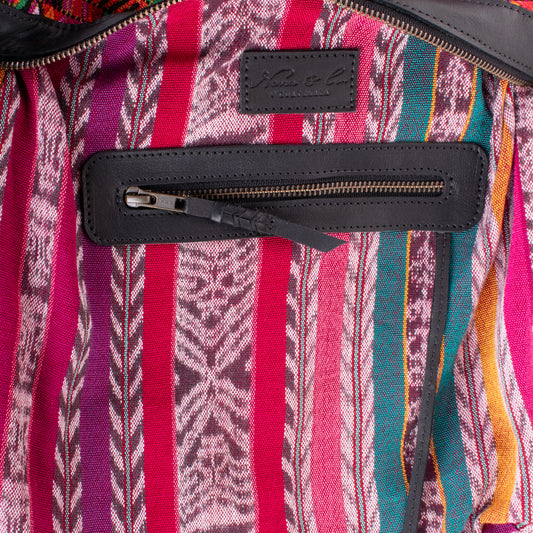 BEATRIZ MCDB + DIAMANTE STRAP - OOAK HUIPIL - CORTE LINING - BLACK - NO. 20004