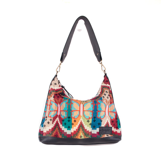 SMALL PENELOPE BAG - H&S BUTTERFLY - BLACK - NO. 200044