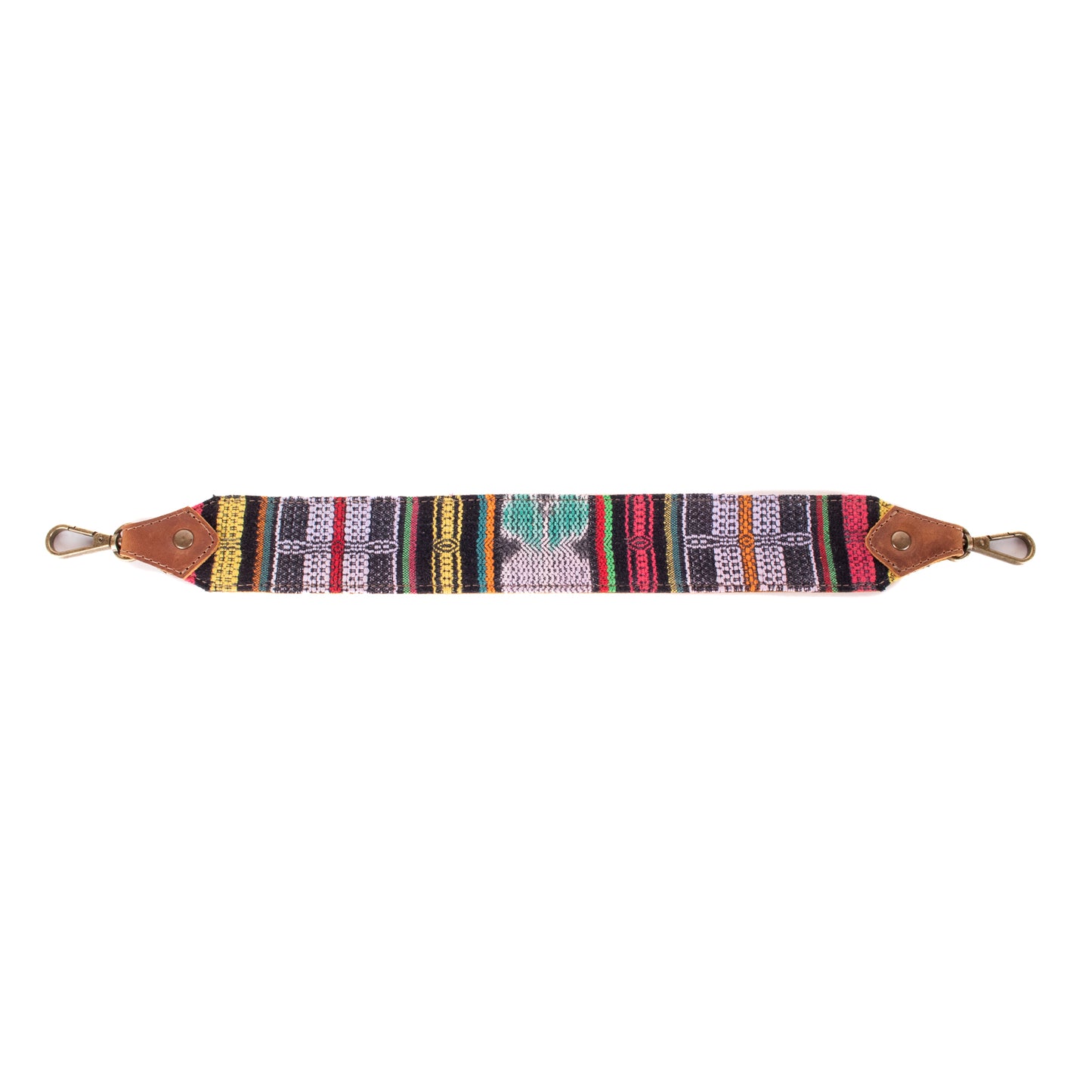 BEATRIZ CDB + DIAMANTE STRAP - OOAK HUIPIL - CORTE LINING - CAFE - NO. 200069