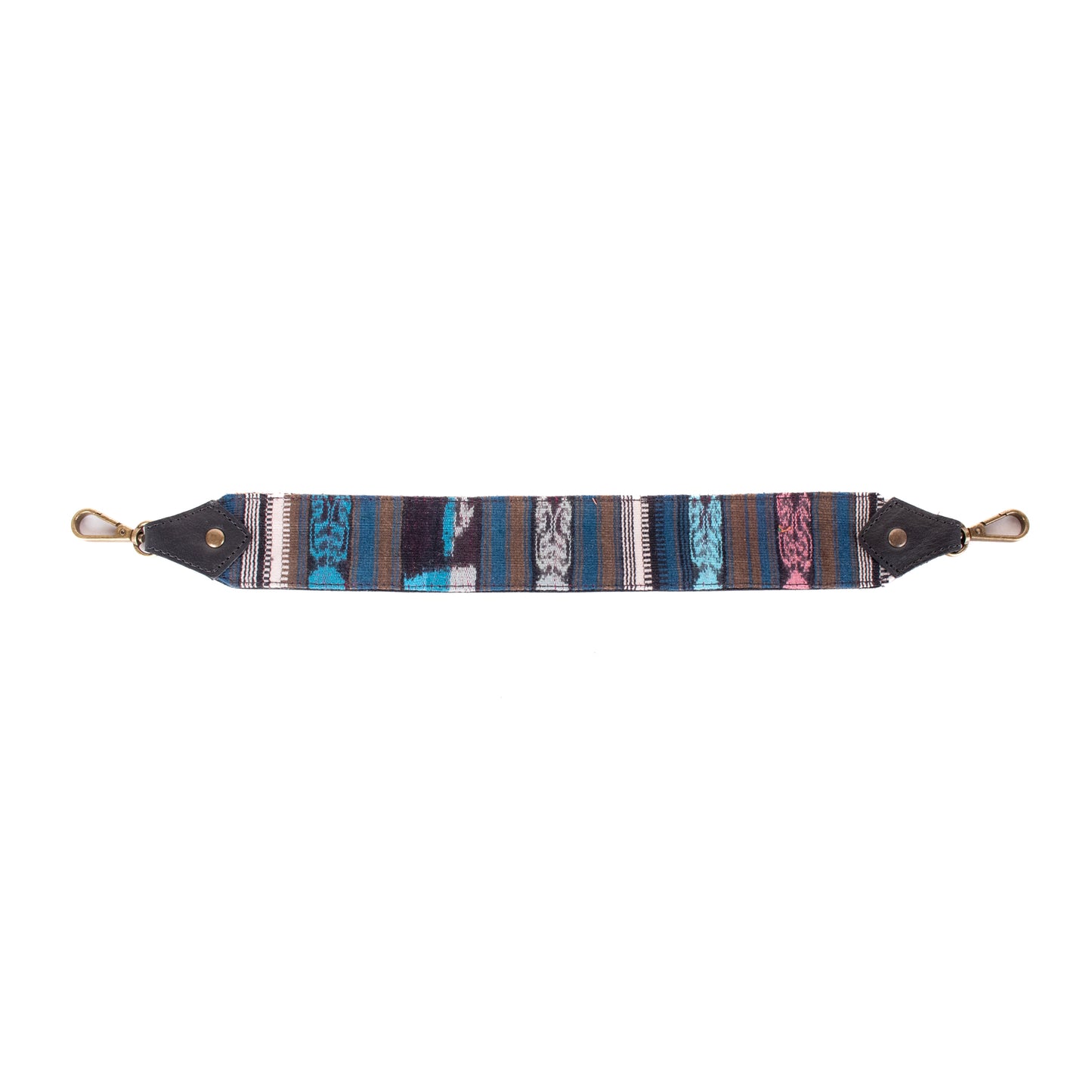 BEATRIZ CDB + DIAMANTE STRAP - OOAK HUIPIL - CORTE LINING - BLACK - NO. 200071