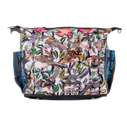 BEATRIZ CDB + DIAMANTE STRAP - OOAK HUIPIL - CORTE LINING - BLACK - NO. 200071