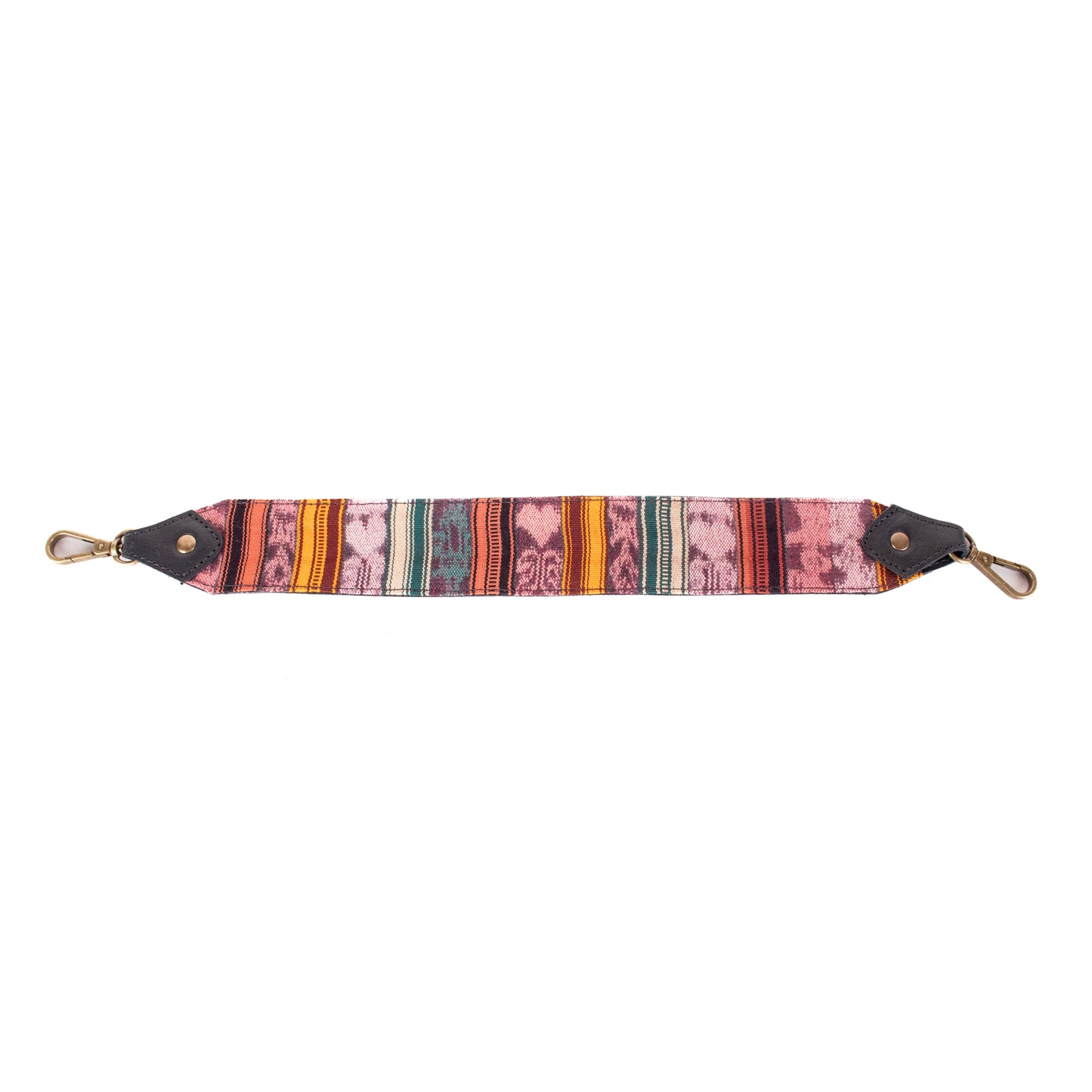 BEATRIZ CDB + DIAMANTE STRAP - OOAK HUIPIL - CORTE LINING - BLACK - NO. 200072