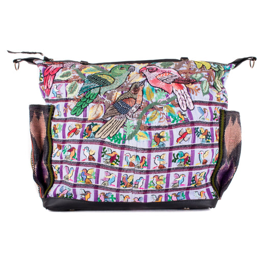 BEATRIZ CDB + DIAMANTE STRAP - OOAK HUIPIL - CORTE LINING - BLACK - NO. 200073