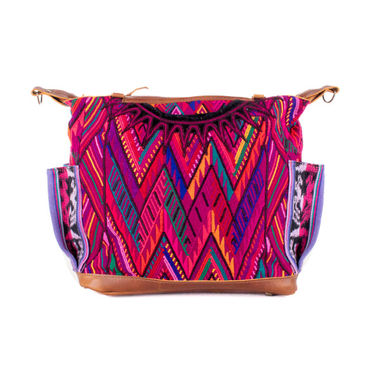 BEATRIZ MCDB + DIAMANTE STRAP - OOAK HUIPIL - CORTE LINING - CAFE - NO. 200075