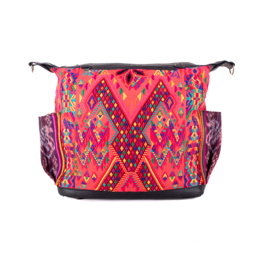 BEATRIZ MCDB + DIAMANTE STRAP - OOAK HUIPIL - CORTE LINING - BLACK - NO. 20007