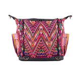 BEATRIZ MCDB + DIAMANTE STRAP - OOAK HUIPIL - CORTE LINING - BLACK - NO. 200084