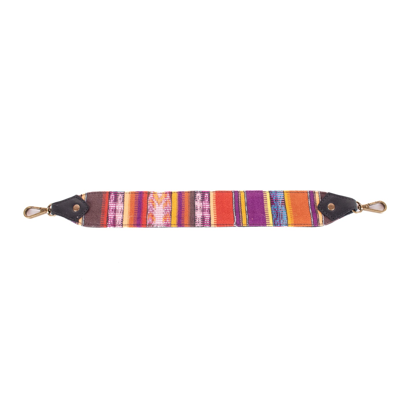 BEATRIZ MCDB + DIAMANTE STRAP - OOAK HUIPIL - CORTE LINING - BLACK - NO. 200084