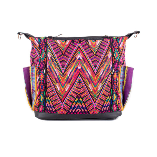 BEATRIZ MCDB + DIAMANTE STRAP - OOAK HUIPIL - CORTE LINING - BLACK - NO. 200084