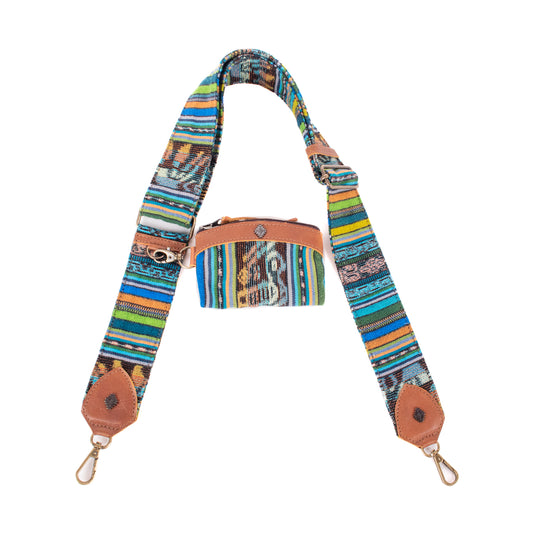 WIDE STRAP & COIN PURSE SET - CORTE - CAFE - NO. 200117