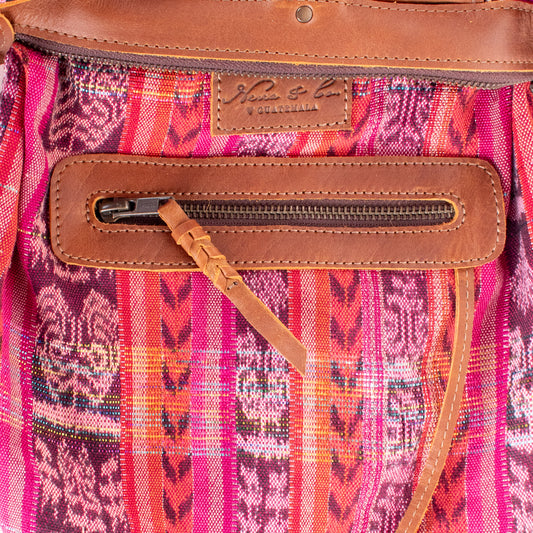 BEATRIZ MINI CDB - OOAK HUIPIL - CAFE - NO. 20014