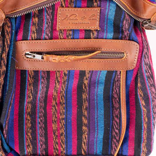 BEATRIZ MINI CDB - OOAK HUIPIL - CAFE - NO. 20015