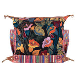 BEATRIZ CDB + DIAMANTE STRAP - H&S FLORAL - CAFE - NO. 200162