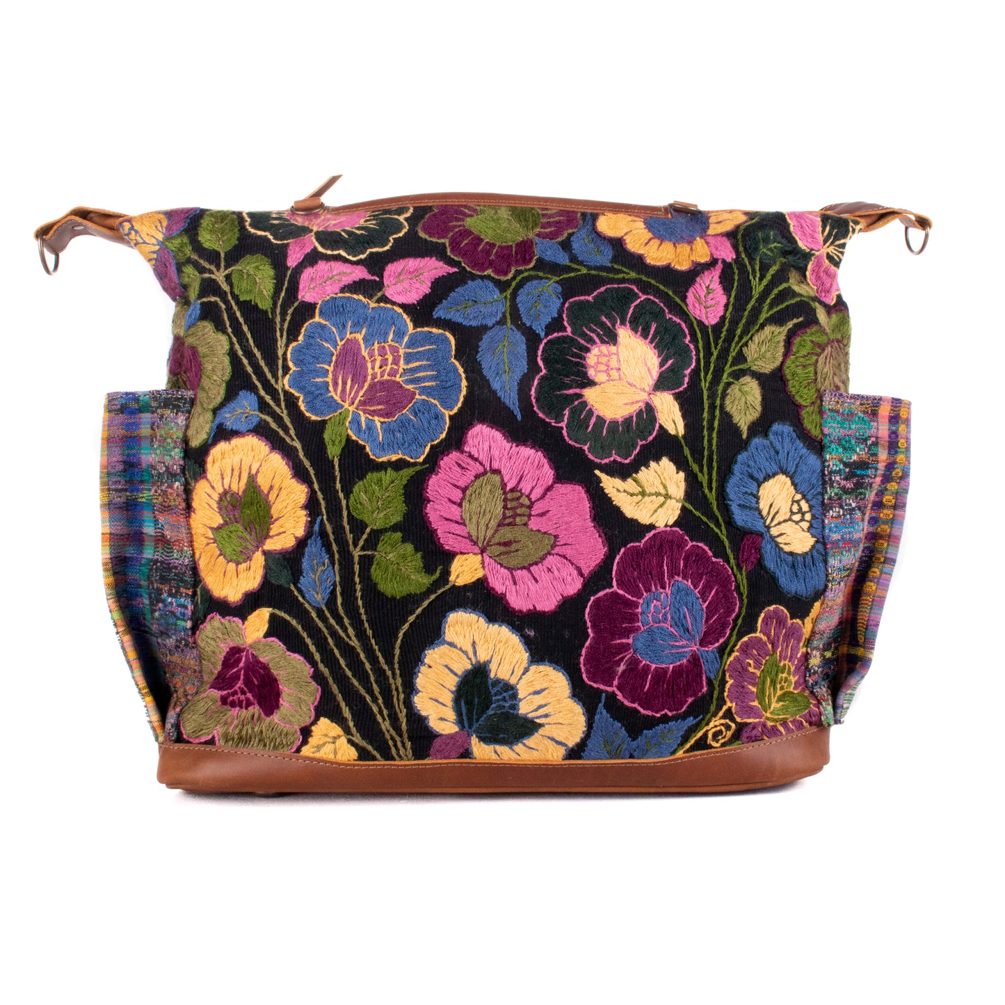 BEATRIZ CDB + DIAMANTE STRAP - H&S FLORAL - CAFE - NO. 200163