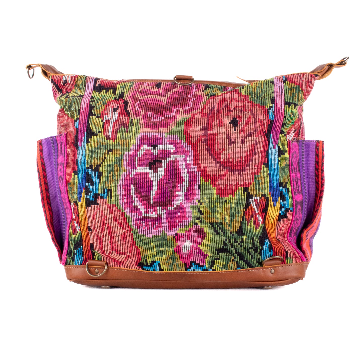 BEATRIZ CDB + DIAMANTE STRAP - OOAK HUIPIL - CAFE - NO. 200164