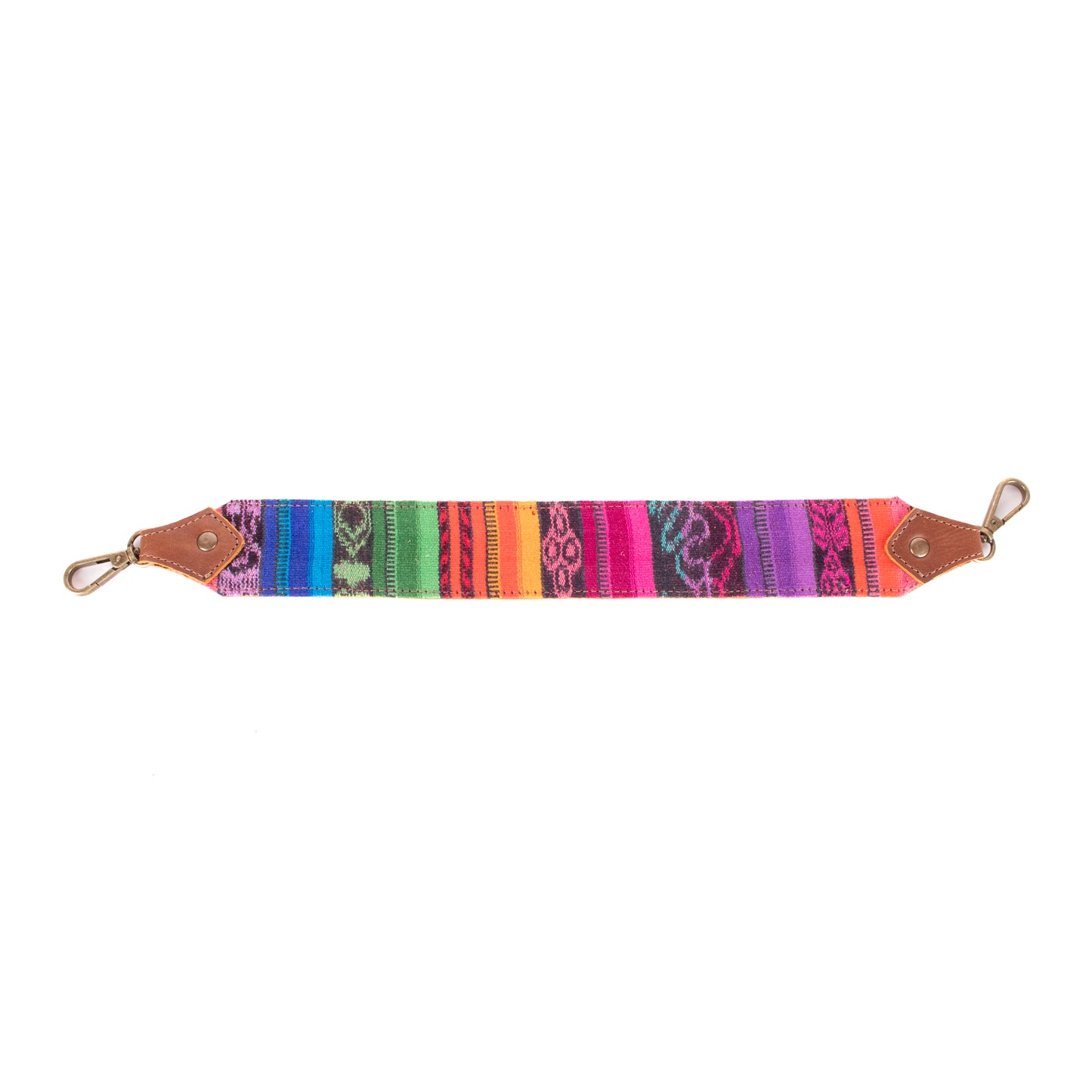 BEATRIZ CDB + DIAMANTE STRAP - OOAK HUIPIL - CAFE - NO. 200164