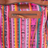 BEATRIZ CDB + DIAMANTE STRAP - OOAK HUIPIL - CAFE - NO. 200165