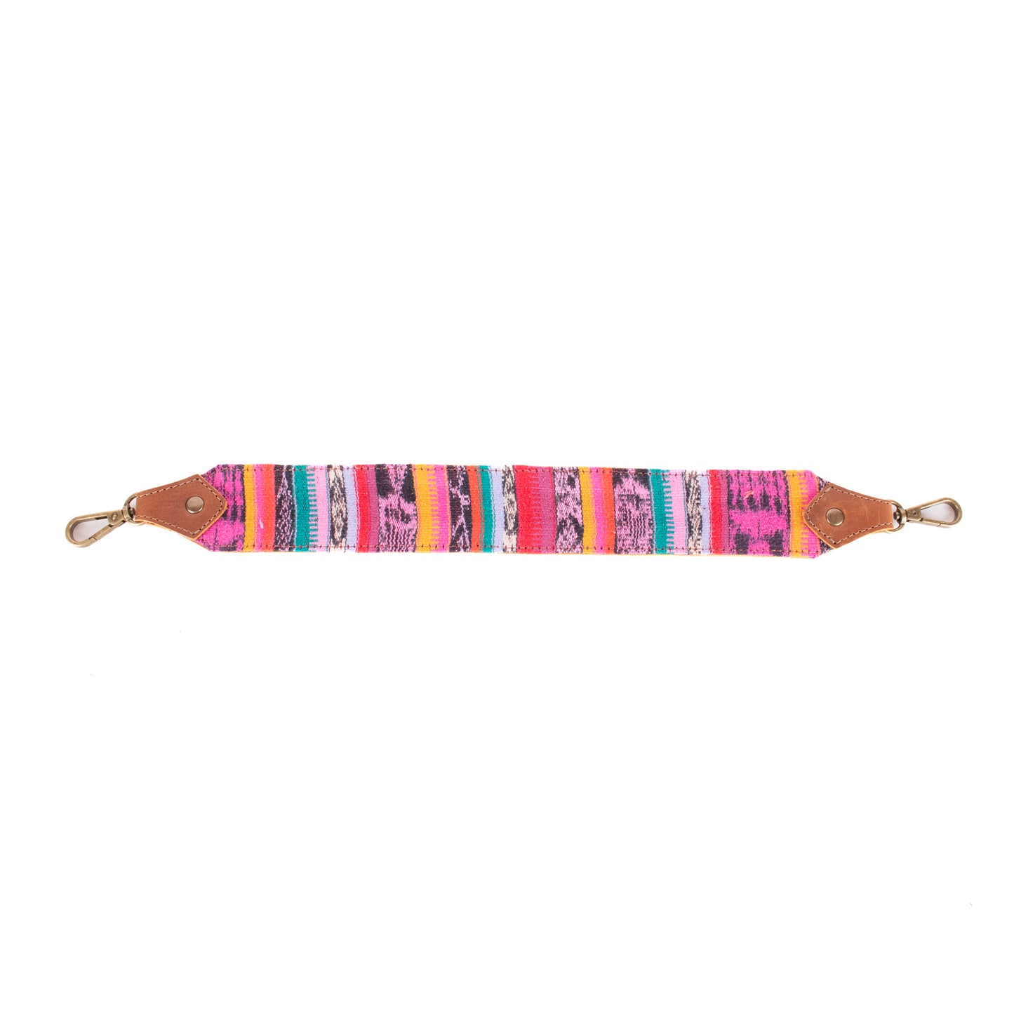 BEATRIZ CDB + DIAMANTE STRAP - OOAK HUIPIL - CAFE - NO. 200165