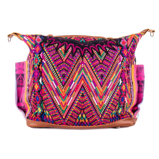 BEATRIZ CDB + DIAMANTE STRAP - OOAK HUIPIL - CAFE - NO. 200165