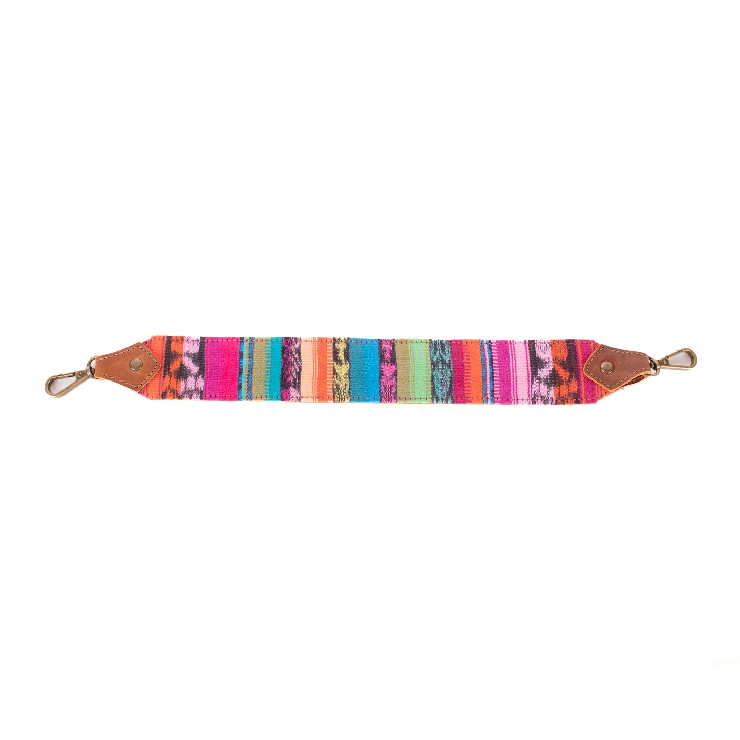 BEATRIZ CDB + DIAMANTE STRAP - OOAK HUIPIL - CAFE - NO. 200166