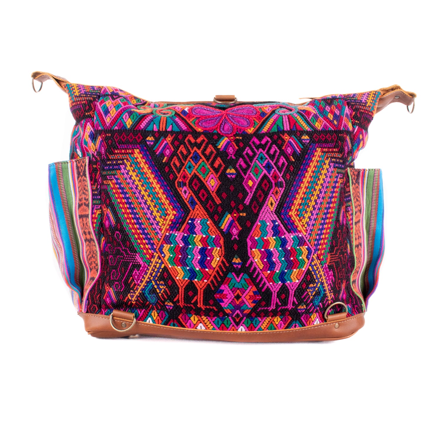 BEATRIZ CDB + DIAMANTE STRAP - OOAK HUIPIL - CAFE - NO. 200167