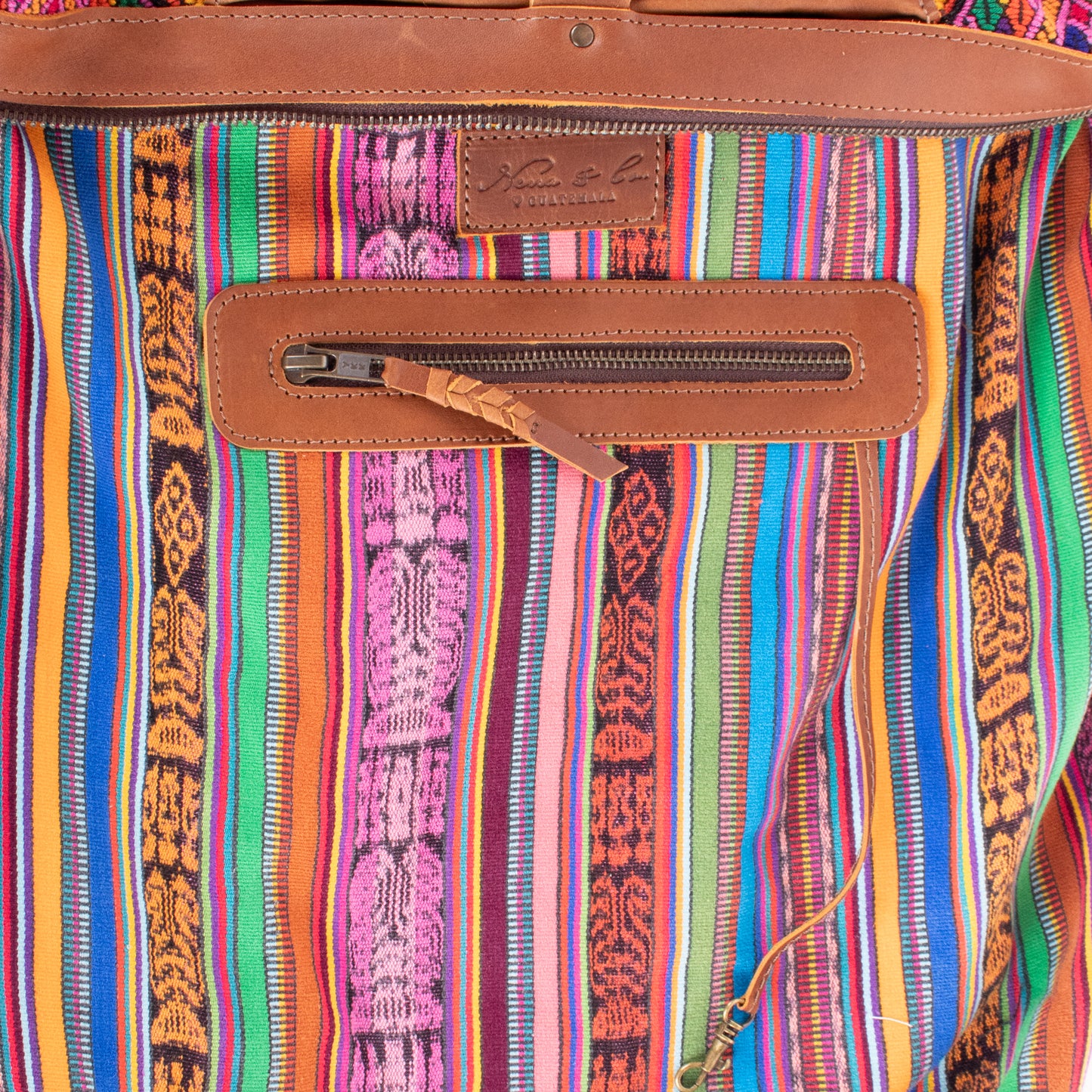 BEATRIZ CDB + DIAMANTE STRAP - OOAK HUIPIL - CAFE - NO. 200167